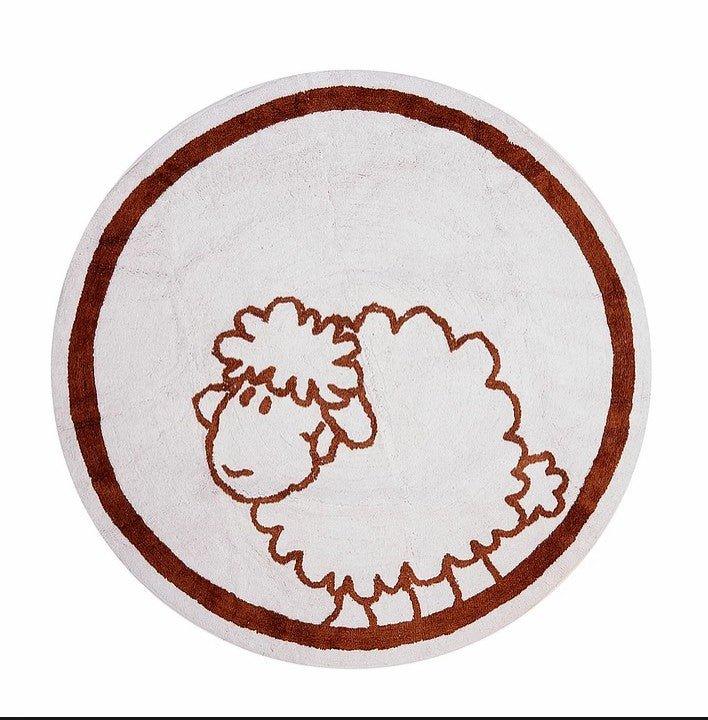 Alfombra Infantil Algodón 100% Lavable Animales Aratextil Oveja - Nanetes #